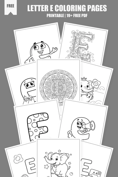 Coloring Pages PDF Pack Cover