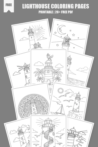 Coloring Pages PDF Pack Cover