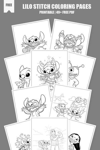 Coloring Pages PDF Pack Cover