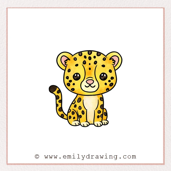 Preview of Cheetah drawing