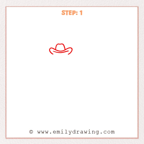 how to draw a desert - Step 1