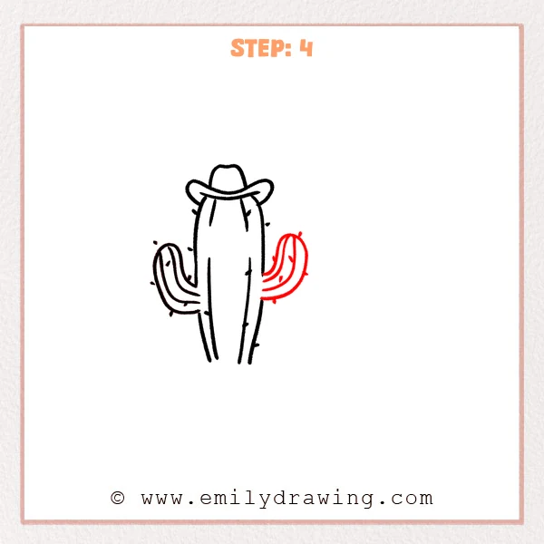 how to draw a desert - Step 4