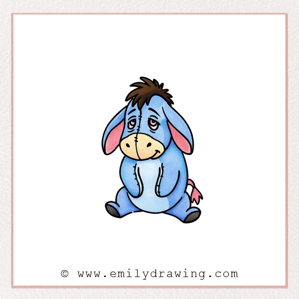 Preview of Eeyore drawing