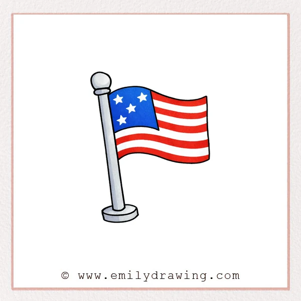 Preview of Flag drawing