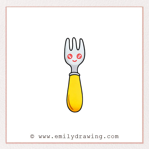 Preview of Fork drawing