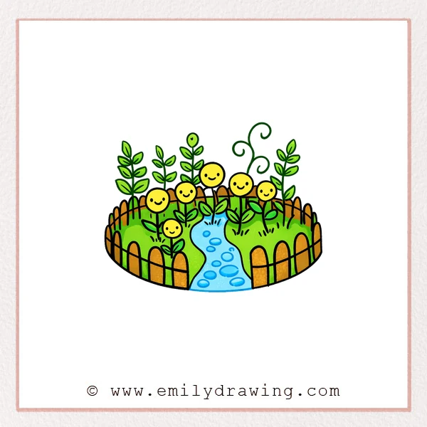 Preview of Garden drawing