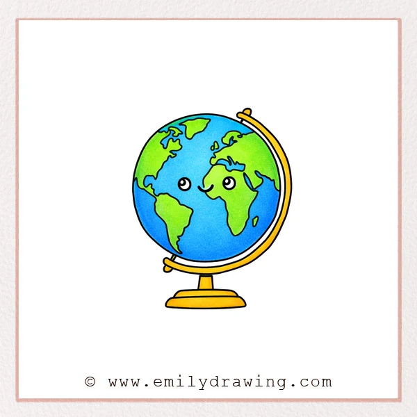 Preview of Globe drawing