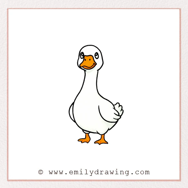 Preview of Goose drawing