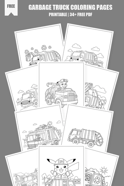Coloring Pages PDF Pack Cover
