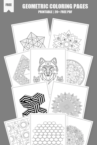 Coloring Pages PDF Pack Cover
