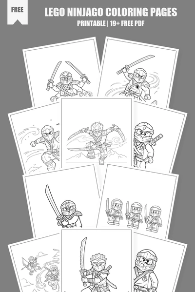 Coloring Pages PDF Pack Cover