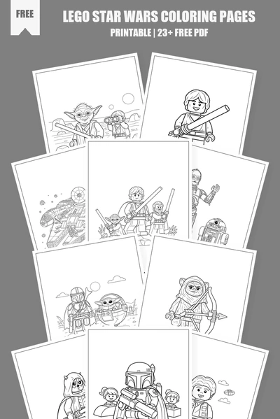 Coloring Pages PDF Pack Cover