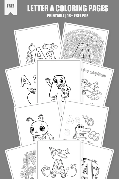 Coloring Pages PDF Pack Cover