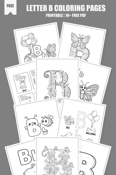 Coloring Pages PDF Pack Cover