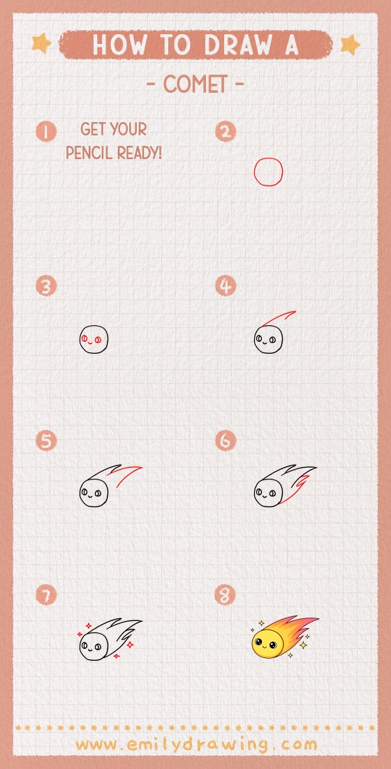 how to draw a comet pinterest pin