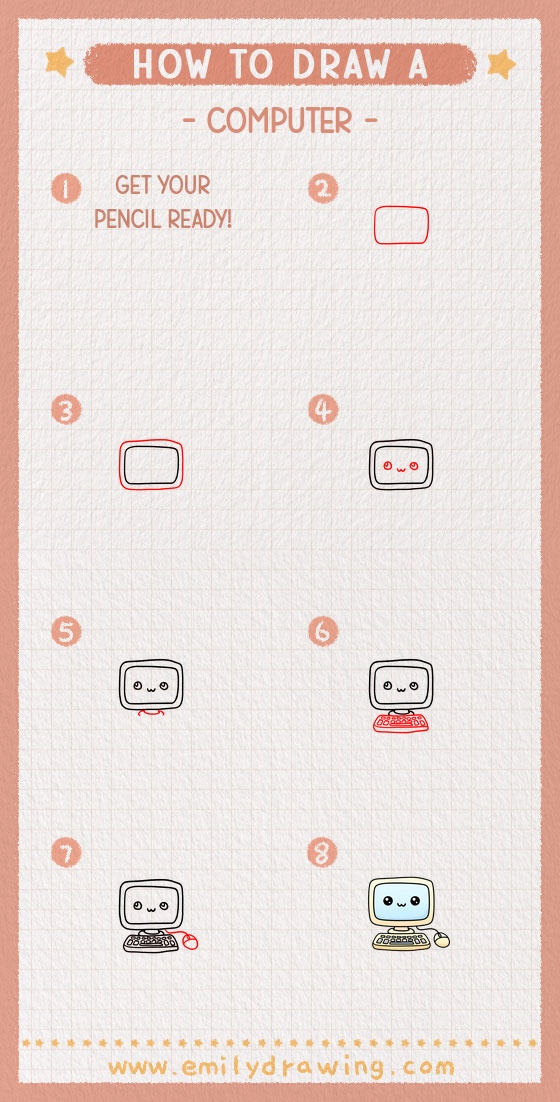 how to draw a computer pinterest pin