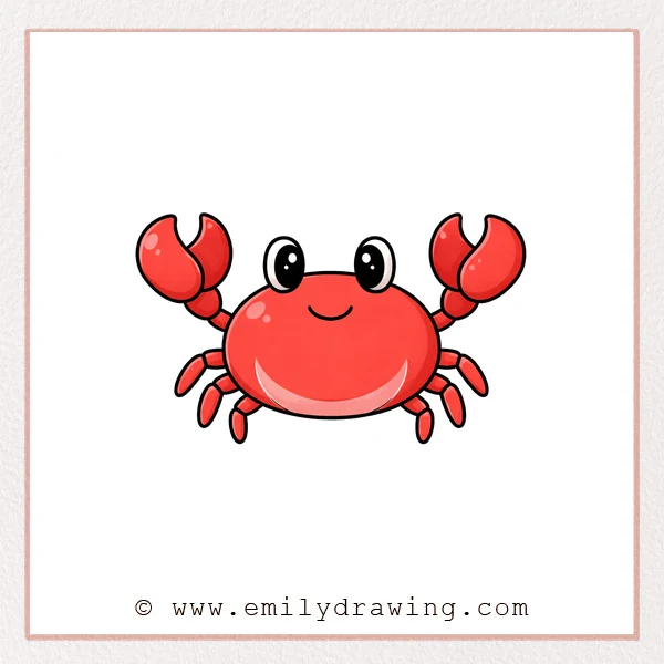 Preview of Crab drawing