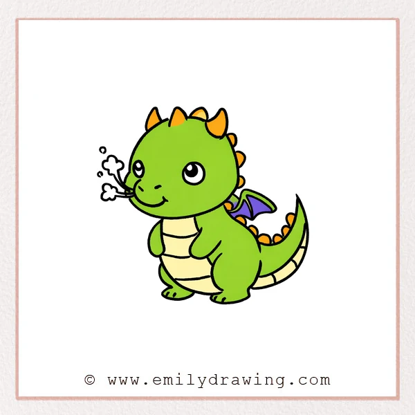 Preview of Dragon drawing