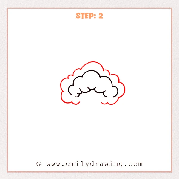 how to draw an explosion - Step 2