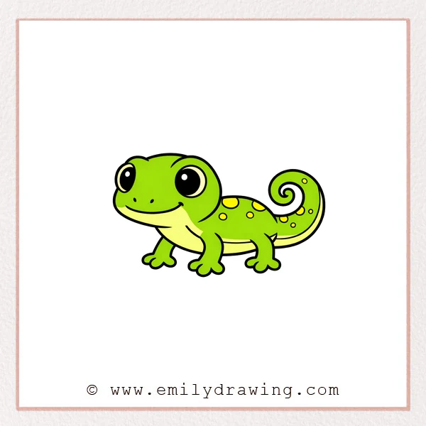 Preview of Gecko drawing