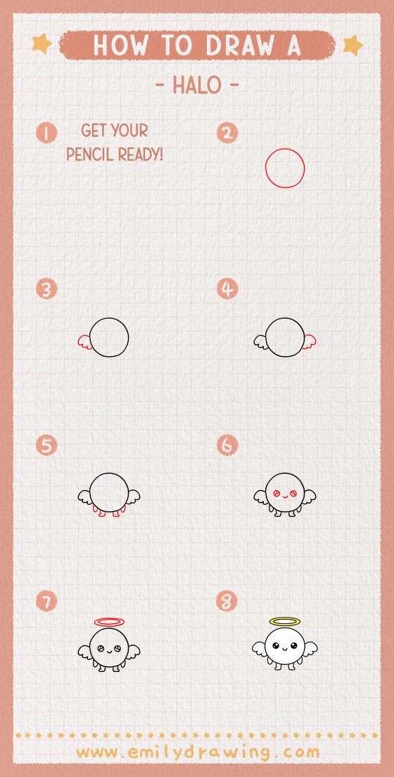 how to draw a halo pinterest pin