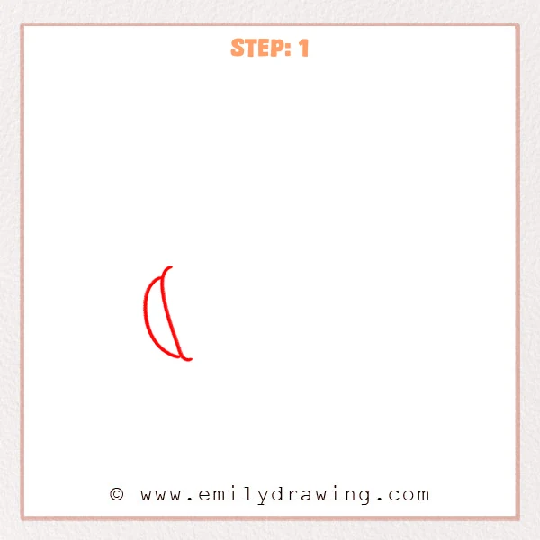 how to draw a headphones - Step 1