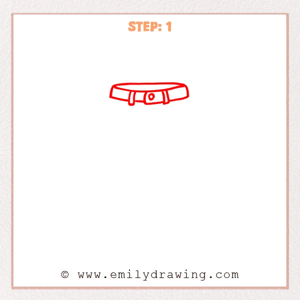 how to draw a jeans - Step 1