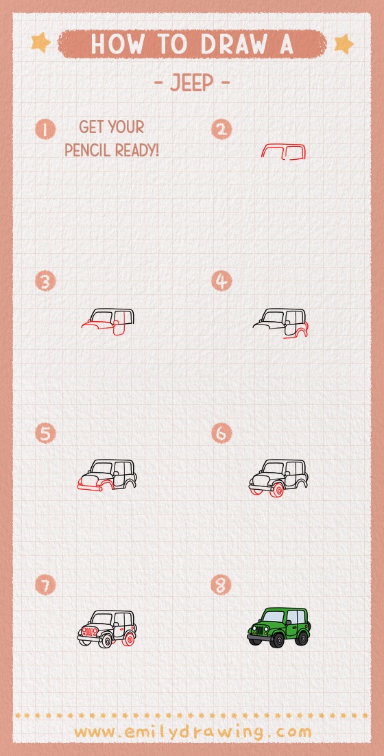 how to draw a jeep pinterest pin