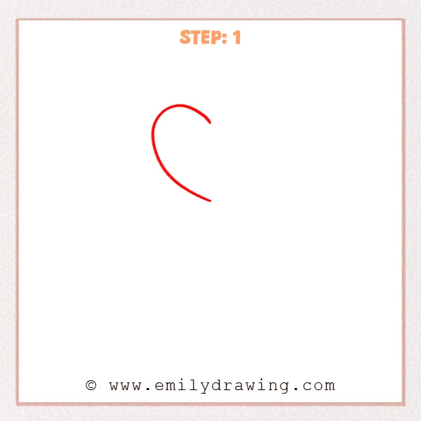 how to draw a key - Step 1