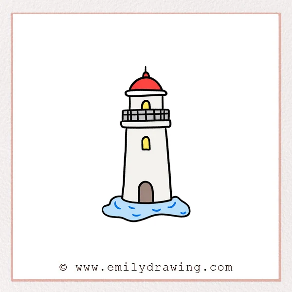 Preview of Lighthouse drawing