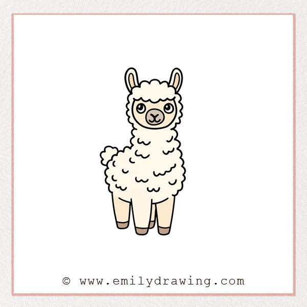 Preview of Llama drawing