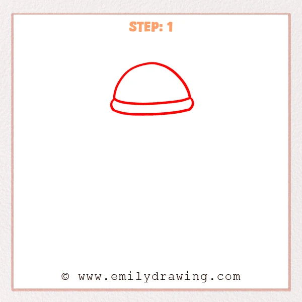 how to draw a microphone - Step 1