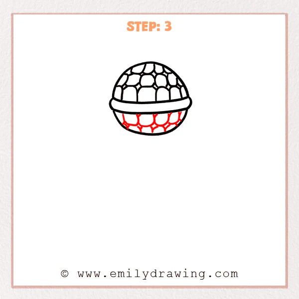 how to draw a microphone - Step 3