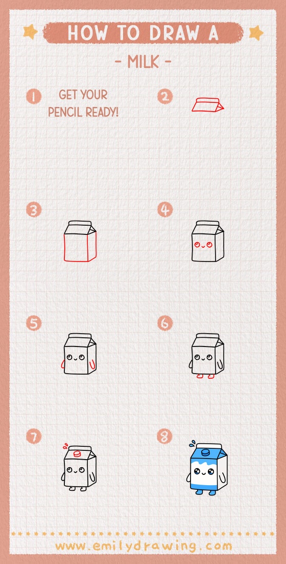 how to draw a milk pinterest pin