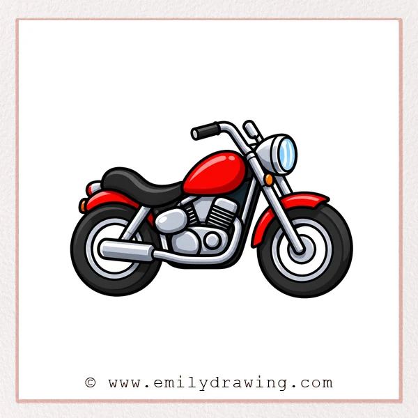 Preview of Motorcycle drawing