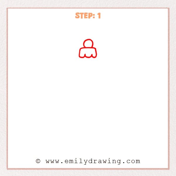 how to draw an ornament - Step 1