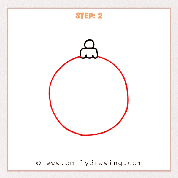 how to draw an ornament - Step 2