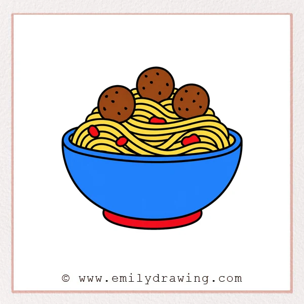 Preview of Pasta drawing