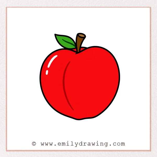 Preview of Peach drawing