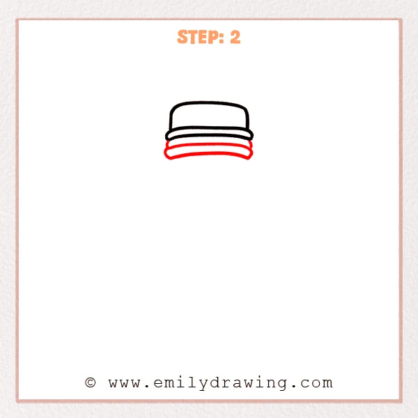 how to draw a pencil - Step 2