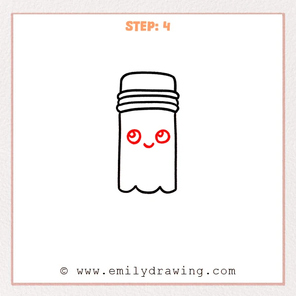how to draw a pencil - Step 4