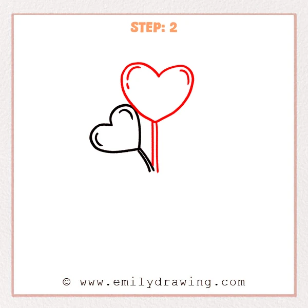 how to draw a plant - Step 2