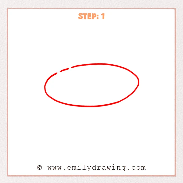 how to draw a pool - Step 1