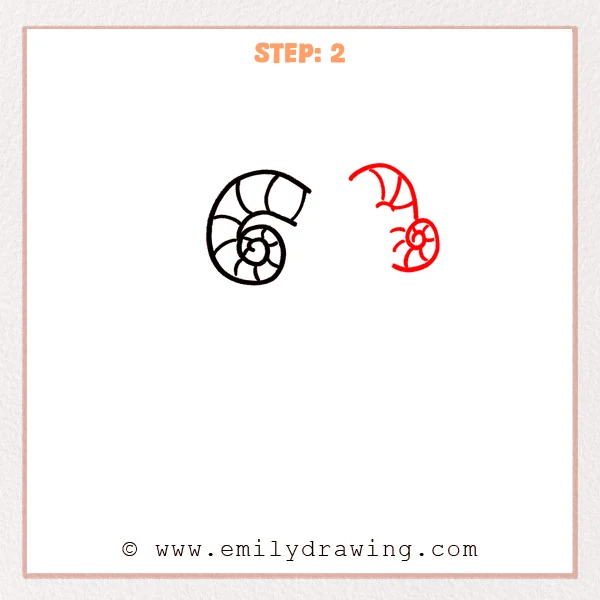 how to draw a ram - Step 2