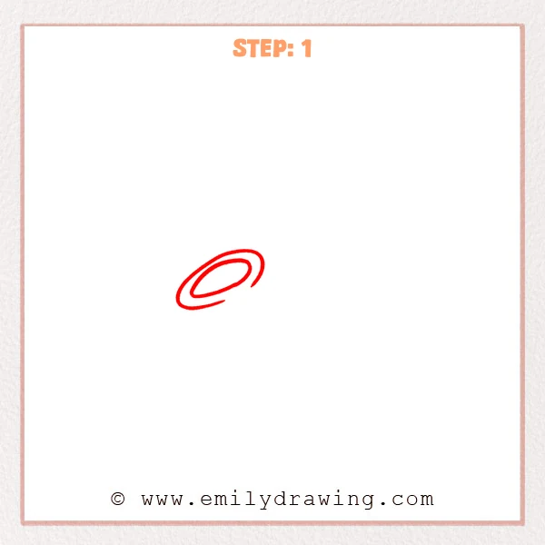 how to draw a saxophone - Step 1