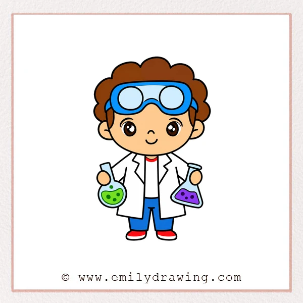 Preview of Scientist drawing