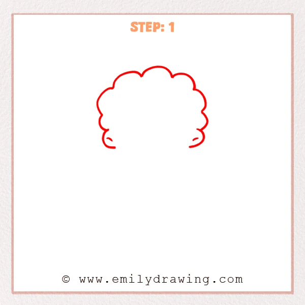 how to draw a scientist - Step 1