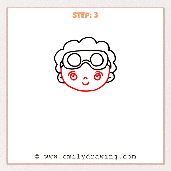 how to draw a scientist - Step 3