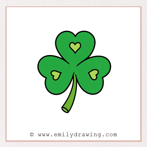 Preview of Shamrock drawing
