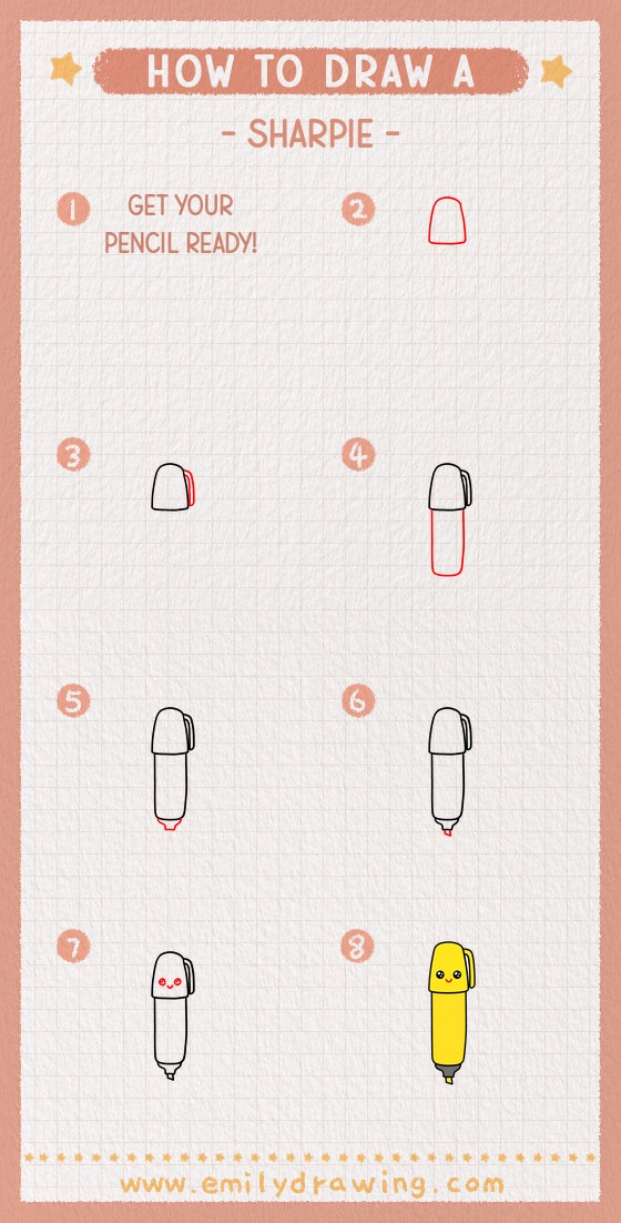 how to draw a sharpie pinterest pin